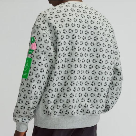 NWT Everlane L ReTrack Sweatshirt Oversized Recycled‎ Earth Day Gray Soft $98 - Picture 6 of 13